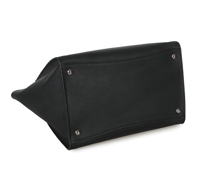 2014 Prada Glace Calf Leather Tote Bag BN2619 black